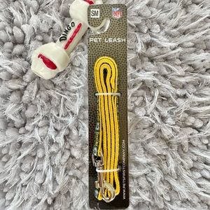 🐱 New w/tag GREENBAY PACKERS NFL Pet collar Size Small PACKERS IN GOLD on Green